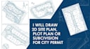 draw 2d site plan, plot plan, subdivision plan, zoning plan, rv park, resort map