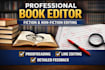do book editor fiction and non fiction editing
