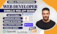 build ai web app saas full custom mobile bubble io mvp app developer ai chatbot