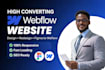 design, develop redesign webflow website, figma to webflow, expert webflow dev