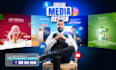 design creative social media posts, facebook ad posts, instagram posts