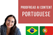 proofread and humanize ai content in portuguese