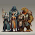 do a dnd, fantasy character, dnd party