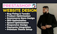 design custom prestashop ecommerce SEO store and fix any bug error