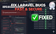 fix and debug laravel, PHP, mysql bugs