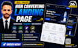 create responsive HTML landing page