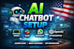 build and integrate a chatgpt chatbot for website and whatsapp