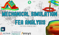 create fem simulation and analysis