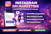 send instagram direct message or dm to promote your business
