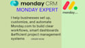 monday com expert , monday expert, monday crm , monday setup