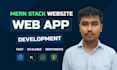 build custom mern stack web application