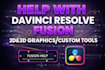 help with fusion workflows in davinci resolve