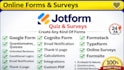 create outgrow forms surveys questionnaire assessment in jotform qualtrics