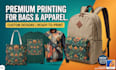 design backpack graphics for school bags travel bags and sports bags