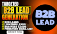 do b2b lead generation any industry, linkedin lead gen