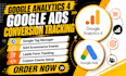 setup google ads conversion tracking with GTM and ga4
