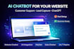 build an ai chatbot for your website customer support and lead capture