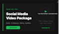 create a done for you social media video with script ai voiceover and editing