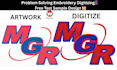 do embroidery digitizing logo dst pes file