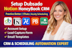 setup dubsado notion honeybook crm practice better 17hats, acuity scheduling
