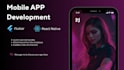 develop react native or flutter mobile app for ios and android