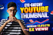 design eye catching youtube thumbnail