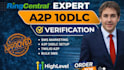 do ghl a2p 10dlc registration on ringcentral twilio and bulk sms message