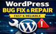 fix any wordpress and woocommerce problems