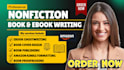 ghostwrite nonfiction ebook, self help ebook for amazon kdp, self publishing