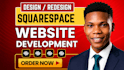 build squarespace website design edit squarespace  redesign squaresapce website