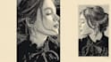 make a custom portrait in linocut style