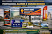 do roll up banner, retractable banner, feather flag, pull up, billboards signage