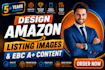 do amazon listing images design, amazon infographic, product listing images