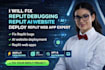 fix replit debugging replit ai website deploy replit web app expert