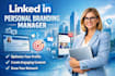 build a linkedin personal branding manager