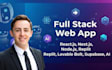 build full stack web app react js next js node js replit lovable bolt supabase