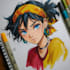 draw anime character an illustration