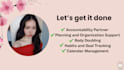 structure your tasks and body double with you to boost focus