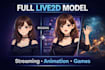 deliver a complete live2d character ready for streaming and animation