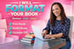 format your manuscript for ebook and print