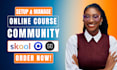setup skool online community circle so skool online course setup mighty network