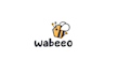 design bee educational children game logo