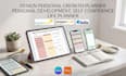 design personal growth planner personal development self confidence life planner