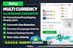 setup multi currency and language converter international dropshipping shopify