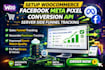 setup woocommerce facebook meta pixel conversion API server side funnel tracking