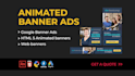 make custom and responsive animated html5 banner ads