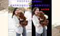 remove image background and deliver clean transparent photo