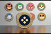 design professional crypto and cryptocurrency token logo