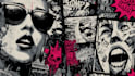 draw a hardcore punk rock chaos graffiti illustrations