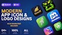 design modern ios and android app icon
